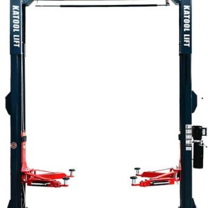KATOOL 11000lbs Single Point Lock Release Direct Drive Two Post Lift 2 Post Lift Auto Lift 2-post Lift Clear Floor Car Lift, AS110D