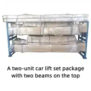 Post overhead car lift for efficient vehicle maintenance and repair. Ideal for garages needing relia.